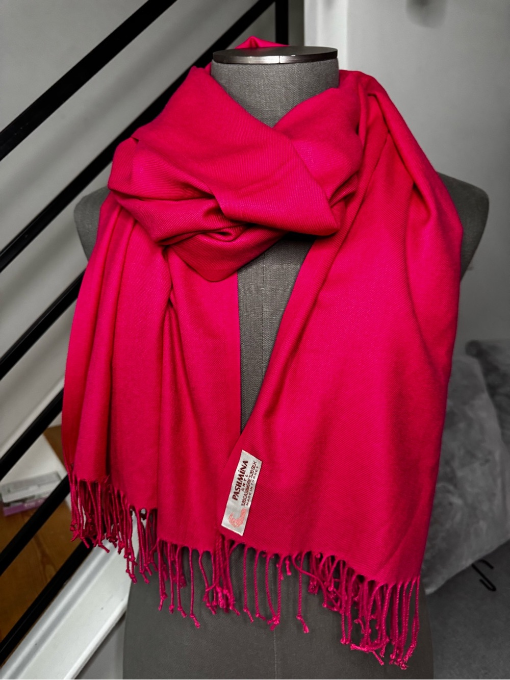 Authentic Pink Pashmina Scarf